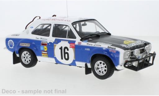 Diecast model cars Ford Escort RS 1600 MkI No.16 Safari Rally 1973 T.M&Atilde;&curren;kinen/H.Liddon 1/18 IXO