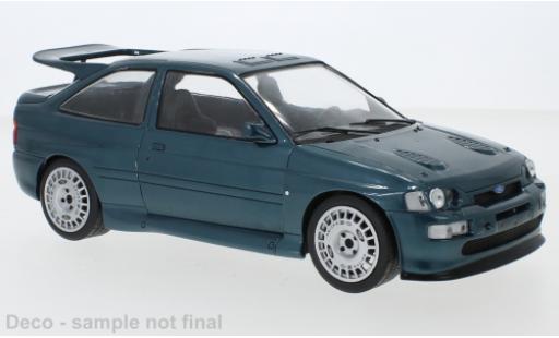 Diecast model cars Ford Escort Cosworth RS metallic green 1996 Ready to Race 1/18 IXO