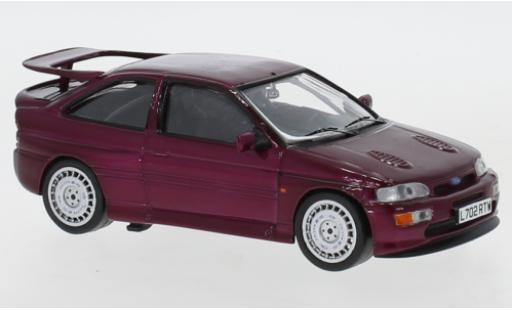 Diecast model cars Ford Escort Cosworth RS metallic purple 1994 Monte Carlo Edition 1/43 IXO
