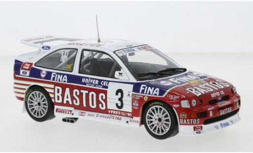 Diecast model cars Ford Escort Cosworth RS No.3 24h Ypres 1995 P.Snijers/D.Colebunders 1/18 IXO