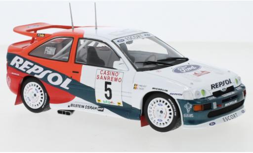 Diecast model cars Ford Escort Cosworth RS No.5 Repsol Rally WM Rally San Remo 1996 B.Thiry/S.Prevot 1/24 IXO