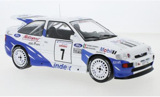 Diecast model cars Ford Escort Cosworth RS No.7 Rally WM Tour de Corse 1993 M.Biasion/T.Siviero 1/18 IXO