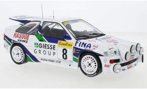 Diecast model cars Ford Escort Cosworth RS No.8 Giesse Group Rally WM Rally Monte Carlo 1995 B.Thiry/S.Prevot 1/18 IXO
