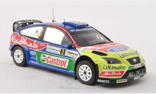 Diecast model cars Ford Focus RS 07 No.3 WRC Rally Jordanien 2008 M.Hirvonen/J.Lehtinen 1/43 IXO