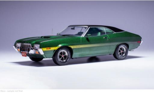 Diecast model cars Ford Gran Torino Gran Torino Sport metallise green 1972 1/18 IXO