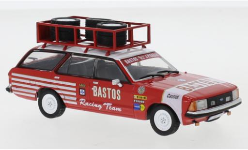 Diecast model cars Ford Granada Turnier MK II Bastos Racing Team Bastos 1978 Assistance with roof rack 1/43 IXO