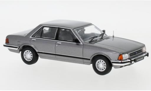 Diecast model cars Ford Granada Berlina MKII 2.8 GL metallic grey RHD 1982 1/43 IXO