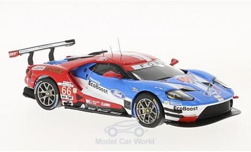 Diecast model cars Ford GT GTE No.66 24h Daytona 2017 D.M&Atilde;&frac14;ller/J.Hand/S.Bourdais 1/43 IXO
