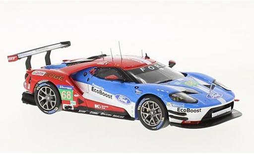 Diecast model cars Ford GT GTE No.68 E PRO 24h Le Mans 2016 S.Bourdais/J.Hand/D.Muller 1/43 IXO