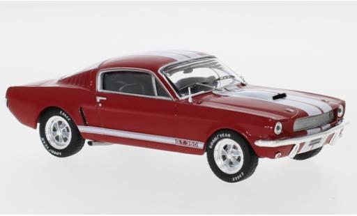Diecast model cars Ford Mustang Shelby GT350 GT 350 red/white 1965 1/43 IXO
