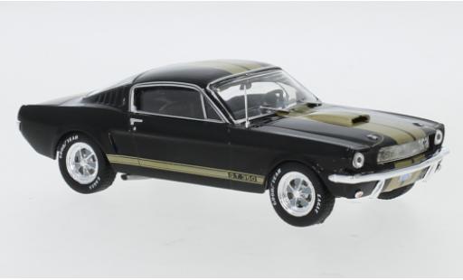 Diecast model cars Ford Mustang Shelby GT350 GT 350 black/gold 1965 1/43 IXO