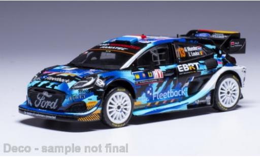 Diecast model cars Ford Puma Rally1 Rally 1 No.13 WRC Central European Rally 2023 1/43 IXO
