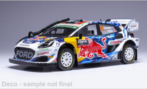 Diecast model cars Ford Puma Rally1 Rally 1 No.16 WRC Safari Rally Kenia 2024 1/18 IXO