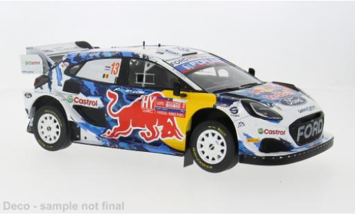 Diecast model cars Ford Puma Rally1 Rally WM Rally Chile 2024 #13 1/18 IXO