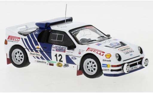 Diecast model cars Ford RS200 Rally No.12 WM RAC 1986 M.Lovell/R.Freeman 1/43 IXO