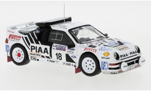Diecast model cars Ford RS200 Rally No.18 WM RAC 1986 S.Andervang/D.West 1/43 IXO