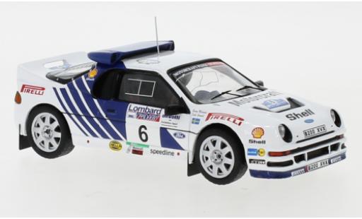 Diecast model cars Ford RS200 Rally No.6 WM RAC 1986 K.greendel/B.Melander 1/43 IXO