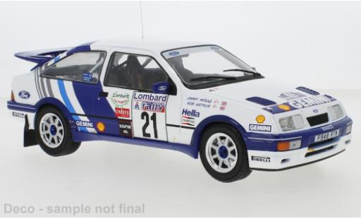 Diecast model cars Ford Sierra Cosworth RS No.21 RAC Rally 1989 J.McRae/R.Arthur 1/18 IXO