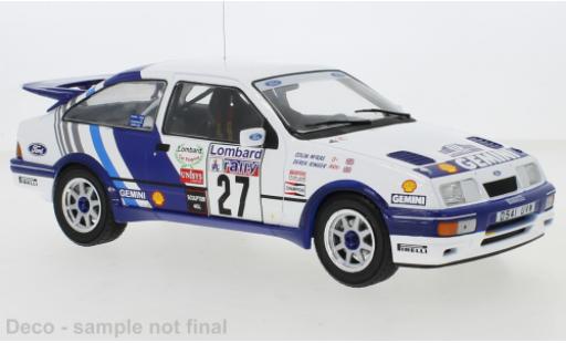 Diecast model cars Ford Sierra Cosworth RS No.27 RAC Rally 1989 C.McRae/D.Ringer 1/18 IXO