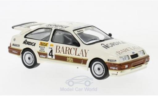 Diecast model cars Ford Sierra Cosworth RS No.4 Wolf Racing Barclay WTCC 24h Spa 1987 J.Winkelhock/D.Artzet/M.Burkhard 1/43 IXO