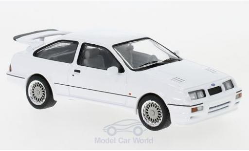 Diecast model cars Ford Sierra Cosworth RS white 1987 1/43 IXO