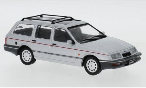 Diecast model cars Ford Sierra Turnier Ghia silver 1986 1/43 IXO