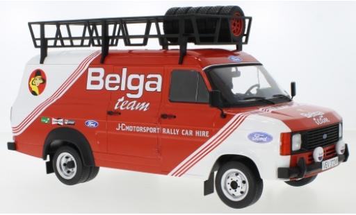 Diecast model cars Ford Transit Kastenwagen MK II Belga with roof accessories 1/18 IXO