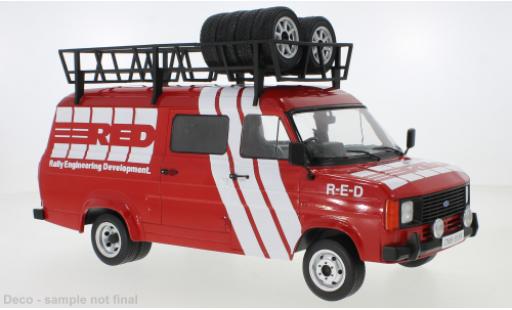 Diecast model cars Ford Transit Kastenwagen MK II R-E-D - Rally Engineering Development 1985 Assistance 1/18 IXO