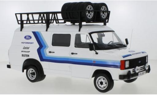 Diecast model cars Ford Transit Kastenwagen MK II Team FORD 1979 1/18 IXO