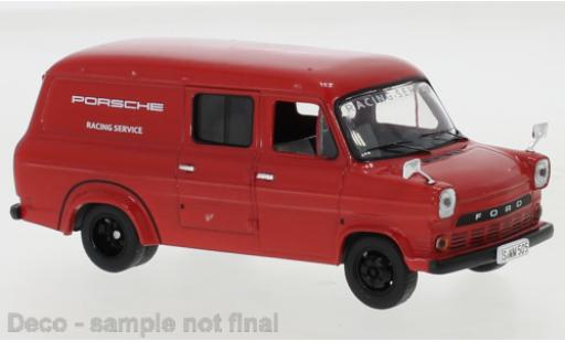 Diecast model cars Ford Transit Kastenwagen MkI Van Porsche Racing Service 1966 Assistance Van 1/43 IXO