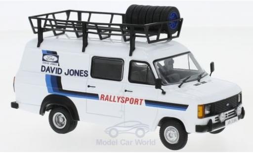 Diecast model cars Ford Transit Kastenwagen MKII RHD David Jones Rallysport David Jones 1980 Rally Assistance 1/43 IXO