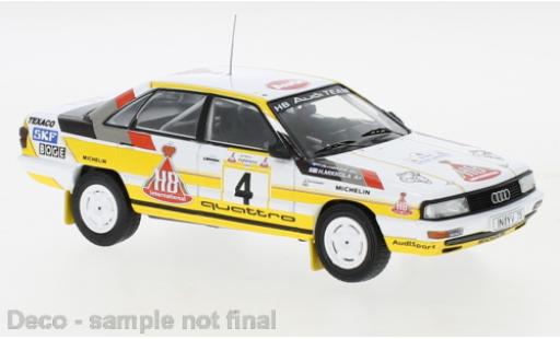 Diecast model cars Audi 200 quattro course No.4 Rally Acropolis 1987 1/43 IXO