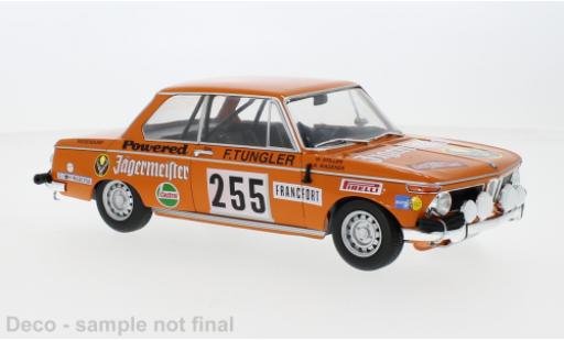 Diecast model cars Bmw 2002 rallye No.255 J&Atilde;&curren;germeister Rally WM Rally Monte Carlo 1973 1/18 IXO
