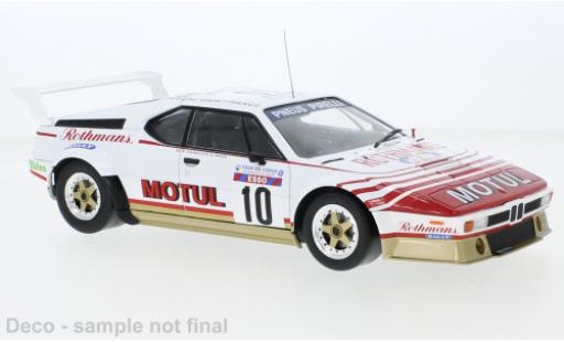 Diecast model cars Bmw M1 1982 No.10 Rally WM Tour de Corse 1/18 IXO