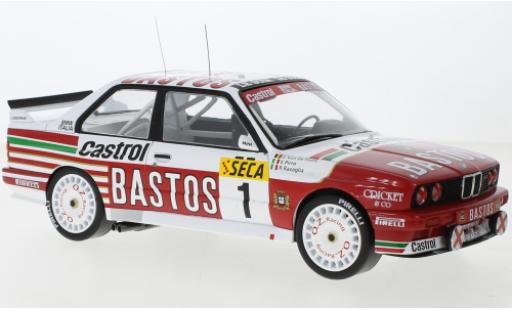 Diecast model cars Bmw M3 course (E30) No.1 24h Spa 1991 1/18 IXO
