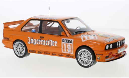 Diecast model cars Bmw M3 dtm (E30) No.19 J&Atilde;&curren;germeister Nuerburgring 1992 1/18 IXO