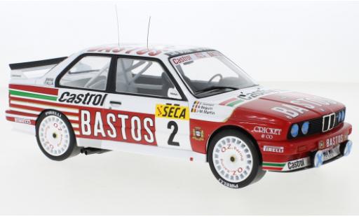 Diecast model cars Bmw M3 course (E30) No.2 Italia Bastos 24h Spa 1991 1/18 IXO