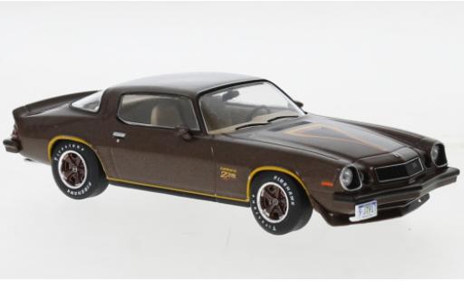 Diecast model cars Chevrolet Camaro Z28 metallise brun/D&Atilde;&copy;corer 1977 1/43 IXO