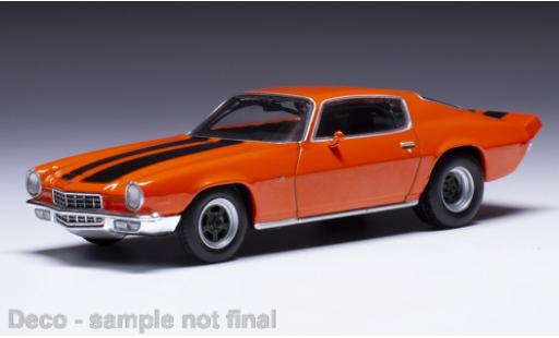 Diecast model cars Chevrolet Camaro Z28 orange 1970 1/43 IXO