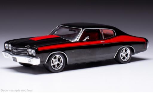 Diecast model cars Chevrolet Chevelle SS black 1970 1/43 IXO