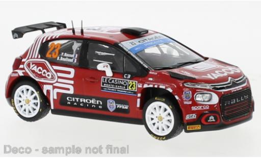 Diecast model cars Citroen C3 WRC Rally2 No.23 Rally Monte Carlo 2022 1/43 IXO
