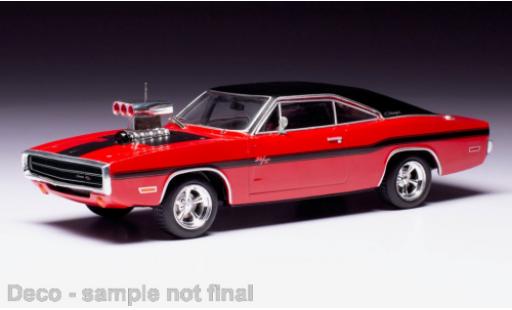 Diecast model cars Dodge Charger R/T red 1970 1/43 IXO