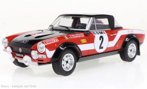 Diecast model cars Fiat 124 Abarth No.2 Rally Monte Carlo 1973 1/24 IXO