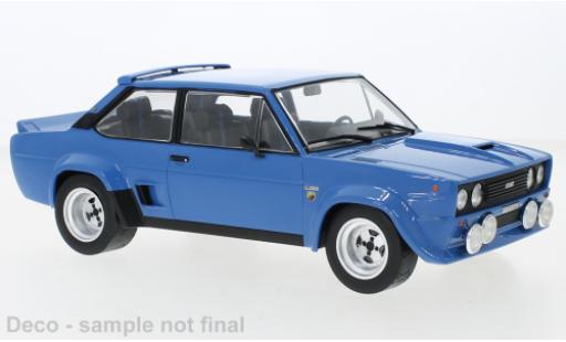 Diecast model cars Fiat 131 Abarth blue 1980 1/18 IXO