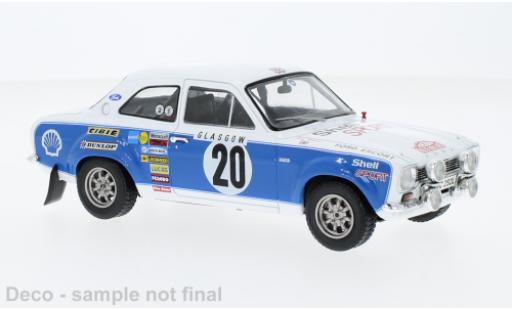 Diecast model cars Ford Escort RS 1600 MK I No.20 Rally WM Rally Monte Carlo 1973 1/24 IXO