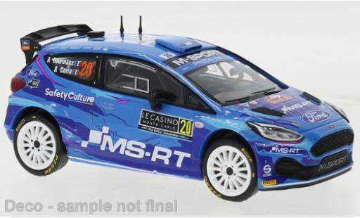 Diecast model cars Ford Fiesta WRC MK II No.20 WRC2 Rally Monte Carlo 2023 1/43 IXO