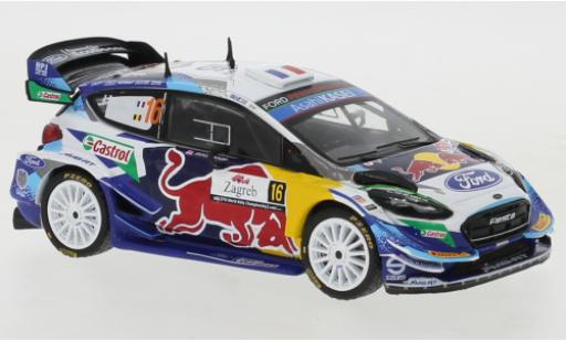 Diecast model cars Ford Fiesta WRC No.16 Rally Croatia 2021 1/43 IXO