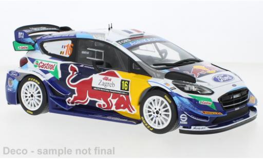 Diecast model cars Ford Fiesta WRC No.16 Rally WM Rally Croatia 2021 1/18 IXO