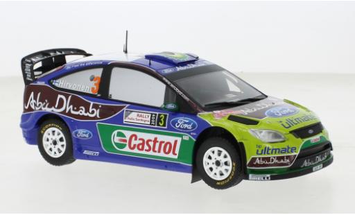 Diecast model cars Ford Focus RS WRC No.4 Rally Sardinien 2009 1/24 IXO