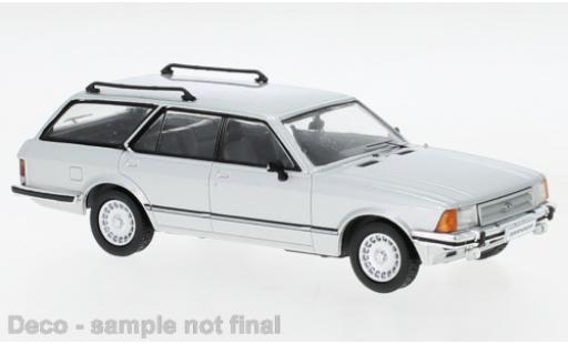 Diecast model cars Ford Granada Turnier MK II Ghia grey 1982 1/43 IXO